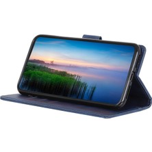 4U Sky Xiaomi Için Pu Deri Kılıf 12 Lite, Stand Cüzdan Tam Koruma Telefon Kapak Blue (Yurt Dışından)