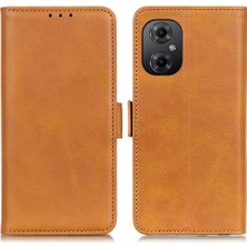 4U Sky Xiaomi Için Poco M4 5g / Poco M5 4g / 5g Pu Deri Cüzdan Folio Kılıfı Yan Manyetik Koruma Stand Tam Vücut Koruyucu Kapak Sarı (Yurt Dışından)