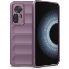 4U Sky Xiaomi Redmi K50 Gaming 5g/poco F4 Gt Telefon Kılıfı Yumuşak Tpu Şok Geçirmez Kasa Cep Telefonu Koruyucu Kapak Işığı Mor (Yurt Dışından)