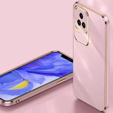 4U Sky Xiaomi Redmi Için Xinli K50 PRO/K50 Anti-Damla Telefon Koruyucu Kasa Hassas Lens Kesimi Elektrokaplatma Altın Kenar Esnek Tpu Kapak-Beyaz (Yurt Dışından)