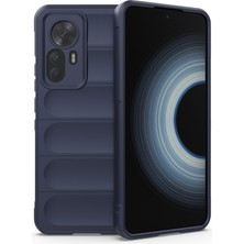 4U Sky Xiaomi Redmi K50 Gaming 5g/poco F4 Gt Telefon Kılıfı Yumuşak Tpu Şok Geçirmez Kasa Cep Telefonu Koruyucu Kapak-Karanlık-Mavi (Yurt Dışından)