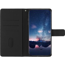 4U Sky Xiaomi Için Anti-Çizik Cep Telefonu Kasası Redmi A1 4g/a2 4g Stand Cüzdan Pu Deri Deri Dostu Baskılı Desen Retro Telefon Kapağı Strap-Black (Yurt Dışından)