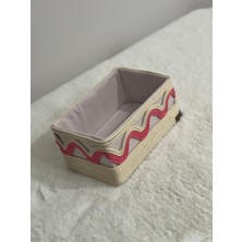 Nil Tasarım Ve Hediyelik Pembe Mini Organizer, Makyaj Organizeri, Düzenleyici