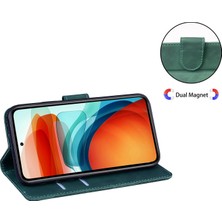 4U Sky Xiaomi Için Poco F4 Gt/redmı K50 Oyun Flip Cüzdan Kılıf Deri Touch Hissed Pu Deri Kelebek Desen Baskı Manyetik Kapanma Standı Kapak Yeşili (Yurt Dışından)