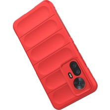 4U Sky Xiaomi Redmi K50 Gaming 5g/poco F4 Gt Telefon Kılıfı Yumuşak Tpu Şok Geçirmez Kasa Cep Telefonu Koruyucu Kapak-Kırmızı (Yurt Dışından)