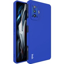 4U Sky Xiaomi Poco F4 Gt/redmı K50 Oyun, Şok Geçirmez Yumuşak Tpu Kapak-Mavi Için Düz Kenar Telefon Kasası (Yurt Dışından)