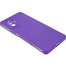 4U Sky Xiaomi Redmi K50 Gaming Için 5g/poco F4 Gt Çift Taraflı Mat Telefon Kılıfı Silky-Yumuşak Touch Tpu Koruyucu Kapak Morası (Yurt Dışından)