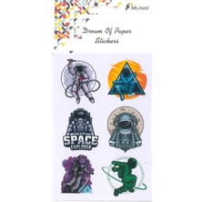 Tüftürük MUNİS Kaliteli Çocuk Sticker (1 Sayfa, Boyut A6 )