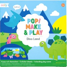 Ooly   Ooly Pop! Make & Play Açılabilir Oyun Seti - Dino Land