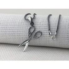 Takıhan Makas Tasarımlı 925 Ayar Gümüş Kolye