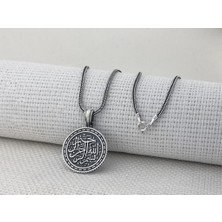 Takıhan Besmele-I Şerif Dualı 925 Ayar Gümüş Kolye