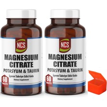 Ncs Magnezyum Sitrat Potasyum Taurin 2 x 60 Tablet - Hap Kutusu