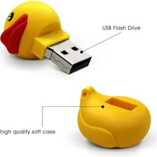 2Guoyang D 16GB USB Flash Sürücü 32GB Флешка Penfrive Lastik Ördek Sarı 64GB Hafıza Çubuğu 4g 8g 16G Kalem Sürücü USB Hediye Karikatür U Disk Usb2.0 (Yurt Dışından)