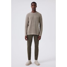 Lee Cooper Jagger Normal Bel Dar Kesim Düz Paça Haki Erkek Pantolon