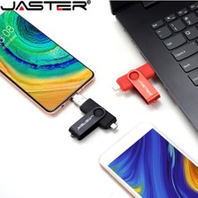 2Guoyang Otg Type-C -F 64 GB 3 Ni 1 Cep Telefonu Otg Kalem Sürücüsü 64 Gb, Type-C Flash Sürücülerle 32 GB Ücretsiz Anahtarlık Bellek Çubuğu 16 GB Ücretsiz Özel Logo U Disk (Yurt Dışından)