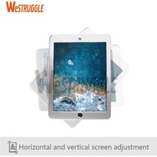 2Guoyang Siyah FOR9.7AIR Pro Westruggle iPad Air 9.7 Için 10.2''10.5 Stand Ekran Braketi Için Duvara Montaj Metal Kasa Tablet Kilit Tutucu Desteği (Yurt Dışından)