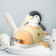 Miniso Seyahat Serisi Uçaklı Penguen - Siyah