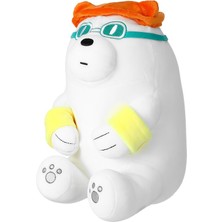 Miniso We Bare Bears Lisanslı Yaz Tatili Serisi Peluş Oyuncak - Kutup Ayısı