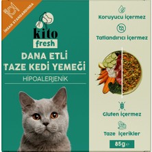 Kito Fresh Dana Etli Kedi Yemeği 85 gr