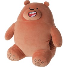 Miniso We Bare Bears Lisanslı Peluş Oyuncak (45CM) - Boz Ayı