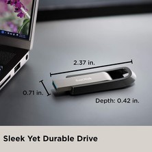 2Guoyang CZ810 64 GB Sandisk Extreme Go CZ810 Pendrive USB 3.2 Katı Hal Flash Sürücü 128 GB 256 GB 400 Mb/s'ye Kadar Orijinal USB Flash Sürücü Pendisk (Yurt Dışından)