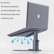 2Guoyang Pembe Dizüstü Bilgisayar Yükseltici Standı Açısı Ayarlanabilir Yükseklik 360 Dönen Alüminyum Ergonomik Bilgisayar Dizüstü MacBook Pro Air Için Standı Tutucu (Yurt Dışından)