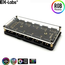 2Guoyang 12V Rgb 1X10-CASE 5V 3P-50CM 12V 4pin Rgb Aura 5V 3 Pin Argb Rgbw Kablo Ayırıcı Hub Kılıfı, Bant Uzatma Kablosu Adaptörü LED Şerit Işık Pc Rgb Fan Soğutucu (Yurt Dışından)