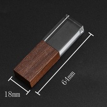 2Guoyang Bambu Kutu 16 GB Jaster Yüksek Hızlı USB 3.0 Ücretsiz Özel Logo Düğün Fotoğrafçılığı Ahşap Kristal 64 GB 32 GB Флешка 16 GB Versiyonu Bellek Flaş Çubuğu (Yurt Dışından)