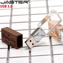 2Guoyang Bambu Kutu 16 GB Jaster Yüksek Hızlı USB 3.0 Ücretsiz Özel Logo Düğün Fotoğrafçılığı Ahşap Kristal 64 GB 32 GB Флешка 16 GB Versiyonu Bellek Flaş Çubuğu (Yurt Dışından)