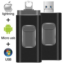 2Guoyang Pembe 128 GB USB Flash Sürücü Pendrive iPhone 6/6 S/6 Artı/7/7 Artı/8/x Usb/otg/yıldırım 32G 64 GB Kalem Sürücü Ios Harici Depolama Aygıtları Için (Yurt Dışından)