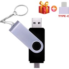 2Guoyang Mor 128GB USB 2.0 Flash Sürücü Akıllı Telefon Otg 4gb 8gb 16GB 32GB 64GB Pendrive 3 In 1 USB Memory Stick Flash Sürücü (10 Adetten Fazla Ücretsiz Logo) (Yurt Dışından)