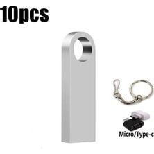 2Guoyang Silver-C3 16GB 10PCS Ücretsiz Özel Logo USB Flash Sürücü 4gb 8gb 2.0 Yüksek Hızlı Kalem Sürücü 16GB 32GB 64GB 128GB Pendrive Metal USB Anahtarlı Çubuklar (Yurt Dışından)