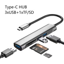 2Guoyang Uzay Grisi 4 4 Port USB 3.0 Hub USB Hub Yüksek Hızlı Tip C Splitter Pc Bilgisayar Aksesuarları Için Çoklu Bağlantı Noktası Hub 4 USB 3.0 Bağlantı Noktaları (Yurt Dışından)