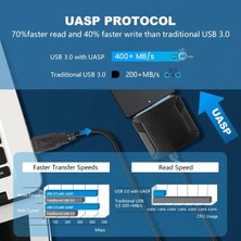 2Guoyang Sata Kablosu 1-1 Adet 45 cm Onvian Sata USB 3.0 Adaptörü Dönüştürücü Kablosu USB 3.0 Sabit Disk Dönüştürücü Kablosu Samsung Seagate Wd 2.5 3.5 HDD SSD Adaptörü (Yurt Dışından)