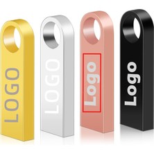 2Guoyang Gümüş Renk 1 Parça 128 GB 10 Adet Ücretsiz Kişiselleştirilmiş Şirket Logosu USB Pendrive USB Flash Sürücü USB 2.0 Kalem Sürücü 4 GB 8 GB 16 GB 32 GB 64 GB USB Bellek Çubuğu (Yurt Dışından)