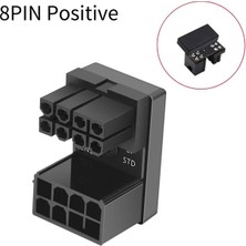 2Guoyang 8pın Pozitif Atx 6 8 Pin Dişi - Erkek 180 Derece Açılı Adaptör 6pin 8pin 180 Derece Dönen Açılı Adaptör Masaüstü Bilgisayarlar Için Grafik Kartı (Yurt Dışından)