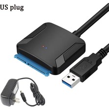 2Guoyang Abd Tak ile 40 cm USB 3.0 Sata 3 Adaptör Dönüştürücü Kablosu Usb3.0 Sabit Disk Dönüştürücü Kablo Samsung Seagate Wd 2.5 3.5 HDD SSD Adaptörü (Yurt Dışından)