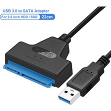 2Guoyang 22 cm USB 3.0 - Sata Onelesy USB 3.0 - Sata Adaptörü Tak Çalıştır 2.5 Inç Hdd/ssd Sata Dönüştürücü Uasp Yüksek Hızlı Veri Iletimi Sata - USB (Yurt Dışından)