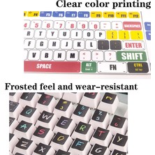 2Guoyang NO.3-JP-203 Klavye Çıkartmalar Ingilizce Pegatinas Teclado Durumda Oyun Dizüstü Dizüstü Aksesuarları Anime Karikatür Sevimli Klavye Koruyucu (Yurt Dışından)