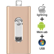 2Guoyang Pembe 32GB Otg USB Flash Sürücü Apple iPhone iPad Ipod Mobil Için USB Flash Disk USB Sopa Flash Kalem Sürücü 128G 64GB 32GB 16GB USB Flash 3.0 (Yurt Dışından)