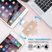 2Guoyang Pembe 32GB Otg USB Flash Sürücü Apple iPhone iPad Ipod Mobil Için USB Flash Disk USB Sopa Flash Kalem Sürücü 128G 64GB 32GB 16GB USB Flash 3.0 (Yurt Dışından)