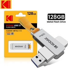 2Guoyang 256 GB Orijinal Kodak Dönen USB 3.0 Flash Sürücü 64 GB 128 GB 256 GB Metal Kalem Sürücü K133 Memory Stick Unidad Flash USB 3.1 Pendrive (Yurt Dışından)