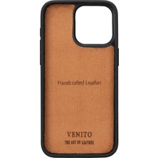 Venito Apple iPhone 15 Pro Max Lucca Deri Arka Telefon Kılıfı