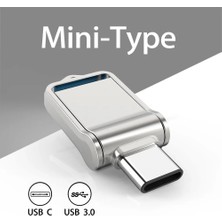 2Guoyang Gümüş 64 GB USB Flash Sürücü 512G 1 Tb 2 Tb Otg Tip C USB 3.0 Sopa Kalem Sürücü Smartphone MacBook Tablet Samsung Için Mini Harici Memory Stick (Yurt Dışından)