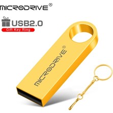 2Guoyang Altın 128 GB Metal USB Flash Sürücü 4g 8g 16G 32G 64G 128 GB 256 GB 512 GB Memory Stick U Disk Anahtarlık ile Yüksek Kalite Pendrive (Yurt Dışından)