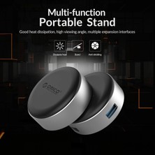 2Guoyang Dizüstü Bilgisayar Standı Orıco Dizüstü Bilgisayar Standı Usb3.0 Hub ile Alüminyum Taşınabilir Soğutma Pedi Isı Dağılımı Kaymaz Ped Soğutucu Standı MacBook Için 2 Adet (Yurt Dışından)