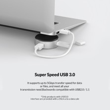 2Guoyang Dizüstü Bilgisayar Standı Orıco Dizüstü Bilgisayar Standı Usb3.0 Hub ile Alüminyum Taşınabilir Soğutma Pedi Isı Dağılımı Kaymaz Ped Soğutucu Standı MacBook Için 2 Adet (Yurt Dışından)