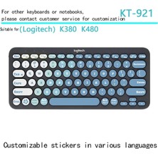 2Guoyang KT-921 Klavye Çıkartmalar Logitech K480 K380 Kablosuz Bluetooth Klavye Düğmesi Çıkartmalar Karikatür Anime Kişilik Yaratıcılık Sevimli (Yurt Dışından)