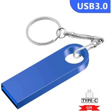 2Guoyang Mavi 8 GB Yüksek Hızlı Memoria Flash Sürücü 3.0 Pendrive 128 GB 64 GB Su Geçirmez Kalem Sürücü 16 GB 8 GB Flash USB 2.0 Metal Çubuk Anahtar Özel Logo (Yurt Dışından)