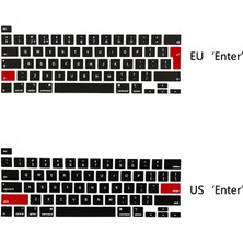 2Guoyang Abd-Yeni Katı Yeni Silikon Klavye Kapak Koruyucu Cilt Için Apple Macbook Pro AIR13 15 Inç A1466 A1369 A1278 A1286 A1425 A1398 Yumuşak Klavye (Yurt Dışından)